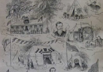 Southern Counties Cyclists Camps in Shalford Park (1886-87)