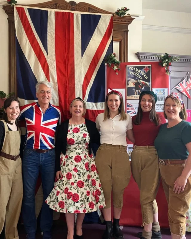 We had a wonderful time marking VE Day 80 at our tea party! It was an amazing afternoon full of nostalgia, celebration and reflection. 🫖 🍰

Our friends at Open Access Arts created a memory tree for our guests to share their experiences of wartime, which we'll have on display until the end of the month. We were delighted to have a very special guest join us - 104-year-old Dorothy who was a code breaker at Bletchley Park during World War II. 

Thank you to vintage singer @jenmerch for a brilliant performance. People were up dancing and singing along! 🎤🎵

And special thanks to Open Access Arts, Waitrose for kindly sponsoring our event, @jofoat for providing the team's outfits, our volunteers and Trustees, and to everyone who came along and made it such a special celebration! 

📸: Valerie Pukhova 

#guildford #surrey #veday80 #veday80 #vedaycelebrations #teaparty #openaccessarts #wartimememories #vintagemusic #livemusic #communityevent #communityhub #artseducationcommunity