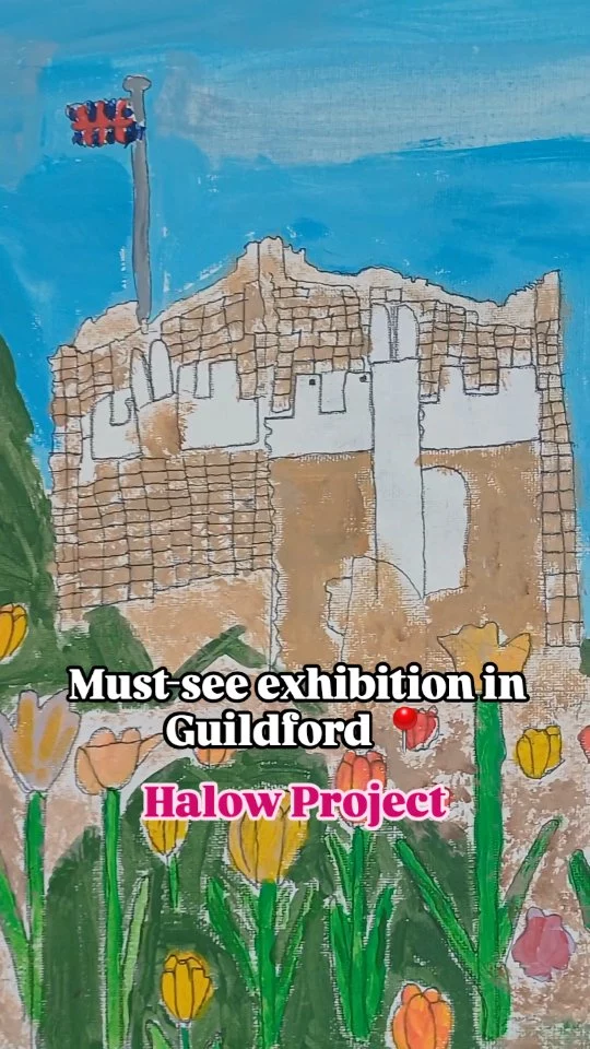 Our latest free exhibition with @guildfordarts showcases the work of talented young adults at @thehalowproject 🎨 🌟 

Colourful and captivating, look out for some familiar local sights! 

📍On display in our Assembly Room until 6 July

#guildford #surrey #exhibition #freeexhibition #guildfordarts #halowproject #supportyoungpeople #artinsurrey #artforall #whatson #communityhub #artseducationcommunity