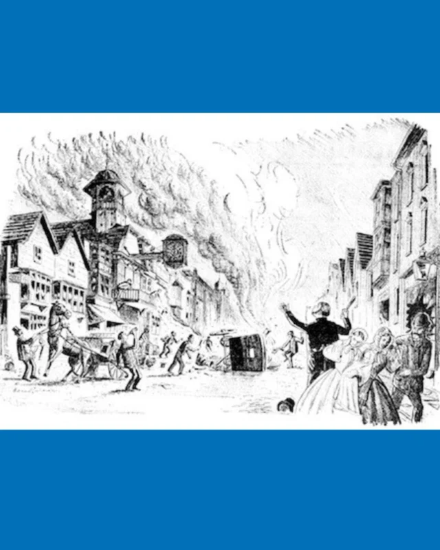 Have you heard about the notorious Guildford Guy Riots? 

On #BonfireNight, we’re sharing images from our Archive that document the Guildford Guy Riots, that took place between 1820 to 1865. 

Each year, the rioters (known as the Guys) would come out and wreak havoc on the town – damaging private property, letting off fireworks and lighting bonfires in public places such as Holy Trinity Church. 

The tradition of celebrating #GuyFawkesNight was in decline by the 1800s, and like many other towns, there were people in Guildford keen to continue the annual tradition. However, these ‘celebrations’ escalated over the years until they became out of control. 

The 1850s were a particularly bad decade for rioting and on 5 November 1857, a bonfire was lit outside of St Nicolas Church, and the police charged into a hail of flints and stones. 

Eventually, these riots came to an end under the leadership of the new Mayor of Guildford, Mr PW Jacob, and introduction of a greater police force. After years of unsettlement, Guildford returned to being the market town we know today! 

#guildford #surrey #guildfordhistory #localhistory #guyfawkes #ukhistory #guildfordguyriots #guyriots #archive #libraryandarchive #archivematerial #historiclibrary #communityhub #artseducationcommunity